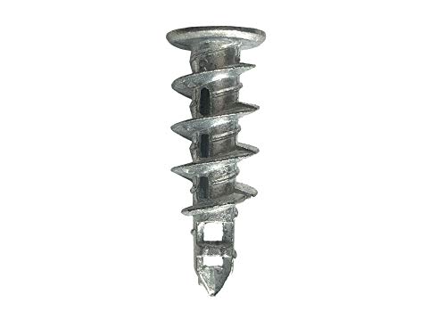 EisenRon Gipskartondübel Metall Zink 38 mm - 25 Stück für Leichtbauplatten von EisenRon
