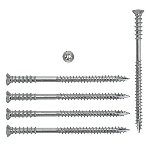 Justierschrauben 6x70 mm - 200 Stück - Stellschrauben Frässpitze Torx verzinkt Justierschrauben 6x70 mm - 200 Stück - Stellschrauben Frässpitze Torx verzinkt von EisenRon