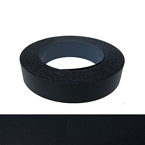 Kantenumleimer selbstklebend 19 mm x 10 m ohne aufbügeln in schwarz perl matt von EisenRon