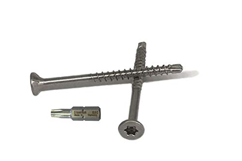Spanplattenschrauben Bohrspitze Edelstahl Bit 4x60 mm - 200 St. Torx Senkkopf A2 Spanplattenschrauben Bohrspitze Edelstahl Bit 4x60 mm - 200 St. Torx Senkkopf A2 von EisenRon