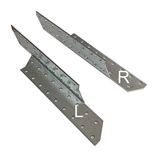 Sparrenpfettenanker 250 x 35 x 35 mm Sparrenanker rechts links CE & ETA - 1 Paar von EisenRon