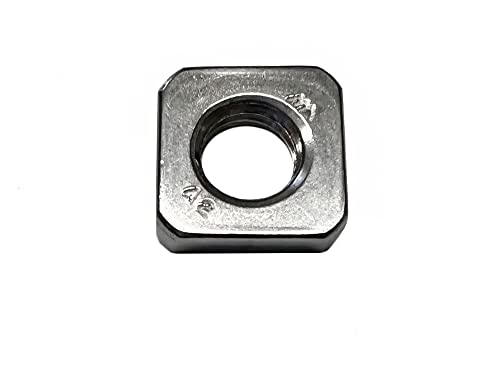 Vierkantmuttern DIN 562 (niedrige Form) - M2,5 - Edelstahl A2 (V2A) - 25 Stück von EisenRon