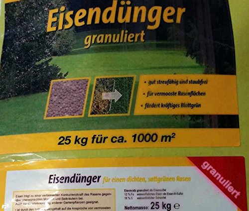 Eisendünger granuliert 25 Kg Neu, optimierte Ausbringung, staubarm von Eisendünger granuliert