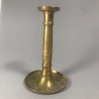 Biedermeier Kerzenhalter Kerzenleuchter 19. Jahrhundert Messing von EisenhoferAntik