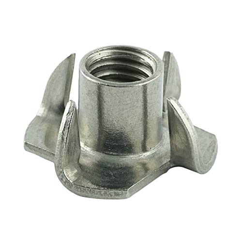 Eisenwaren2000 | M10 Einschlagmuttern mit Gewinde für Holz (5 Stück) - Schlagmutter - Edelstahl A2 V2A - rostfrei von Eisenwaren2000