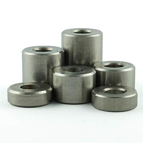 Eisenwaren2000 | M5 Distanzhülse aus Edelstahl - Ø außen: 10 mm; Ø innen: 5,5 mm; Länge: 10 mm - (20 Stück) Abstandshalter - Distanzscheibe - VA Abstandshülse - rostfrei von Eisenwaren2000