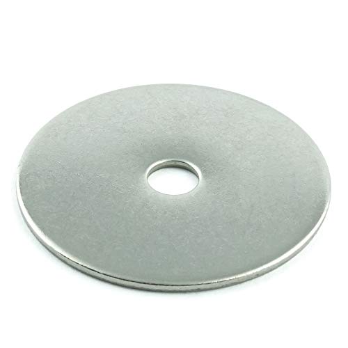Eisenwaren2000 | M5 Karosseriescheiben 5,3 X 20 mm (40 Stück) - Beilagscheiben - Kotflügelscheiben - Edelstahl A2 V2A - rostfrei von Eisenwaren2000