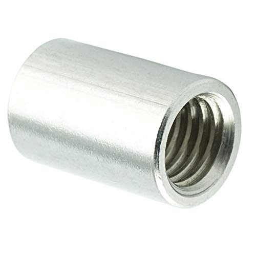Eisenwaren2000 | M6 x 40 mm Rundmuffe (100 Stück) - Gewindemuffen rund - Edelstahl A2 V2A - rostfrei von Eisenwaren2000