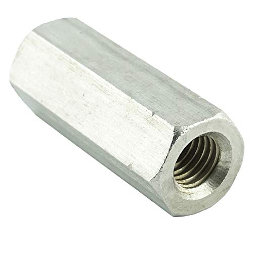 Eisenwaren2000 | M8 x 50 mm Sechskantmuffe (100 Stück) - Gewindemuffen Sechskant - Edelstahl A2 V2A - rostfrei von Eisenwaren2000