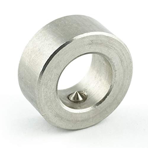 Eisenwaren2000 | Stellringe für Achse D = 20 mm (2 Stück) - DIN 705 Form A - mit Gewindestift DIN 914 - Edelstahl A2 V2A - rostfrei von Eisenwaren2000