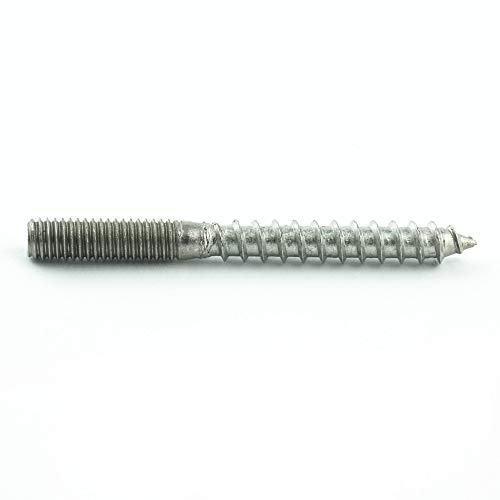 Eisenwaren2000 | Stockschrauben M8 x 120 mm (5 Stück) - Schraubstifte - Holzschrauben - Edelstahl A2 V2A VA - rostfrei von Eisenwaren2000