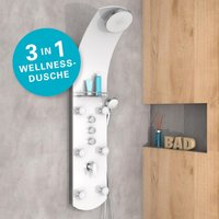 Duschpaneel KARIBIK, Wellnessdusche 3 in 1 mit Regendusche, sechs Massagedüsen und Handbrause Duschpaneel KARIBIK, Wellnessdusche 3 in 1 mit Regendusche, sechs Massagedüsen und Handbrause von Eisl