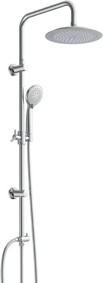 Eisl Brausegarnitur, Höhe 105,4 cm, 4 Strahlart(en), 3-fach verstellbare Wellness Handbrause mit Antikalk-Noppen von Eisl