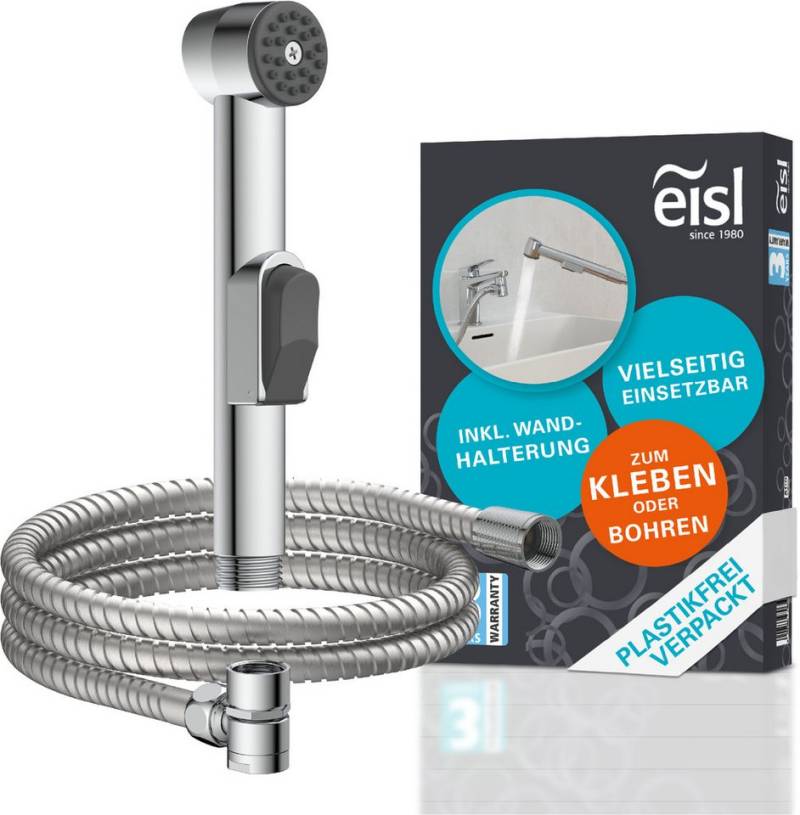 Eisl Brausegarnitur, Höhe 18 cm, 1 Strahlart(en), Kunststoff-Brauseschlauch mit Handbrausehalter von Eisl