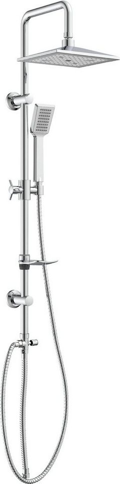 Eisl Duschsystem EASY COOL, Höhe 95 cm, Regendusche ohne Armatur, Duschsystem mit Seifenschale, Duschbrause Eisl Duschsystem EASY COOL, Höhe 95 cm, Regendusche ohne Armatur, Duschsystem mit Seifenschale, Duschbrause von Eisl