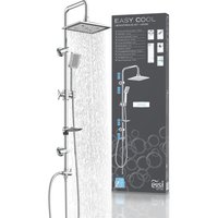 Eisl Duschsystem "EASY COOL", Regendusche ohne Armatur, Duschsystem mit Seifenschale, Duschbrause von Eisl