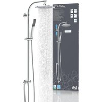 Eisl Duschsystem "STILOVAL", Regendusche ohne Armatur, Duschsystem mit Kopfbrause und Handbrause von Eisl