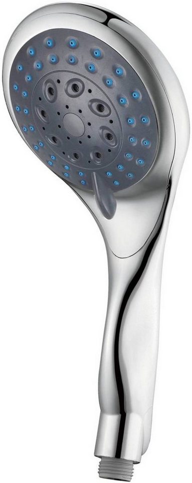 Eisl Handbrause DX6050, (Solo, ohne Schlauch), 5 Strahlarten, Wassersparfunktion, Antikalk-Noppen von Eisl
