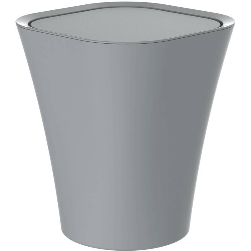Eisl Kosmetikeimer mit Schwingdeckel Grau 8,5 Liter von Eisl