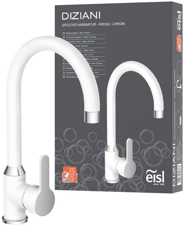 Eisl Spültischarmatur DIZIANI Cold-Start-Funktion / 360° schwenkbar von Eisl