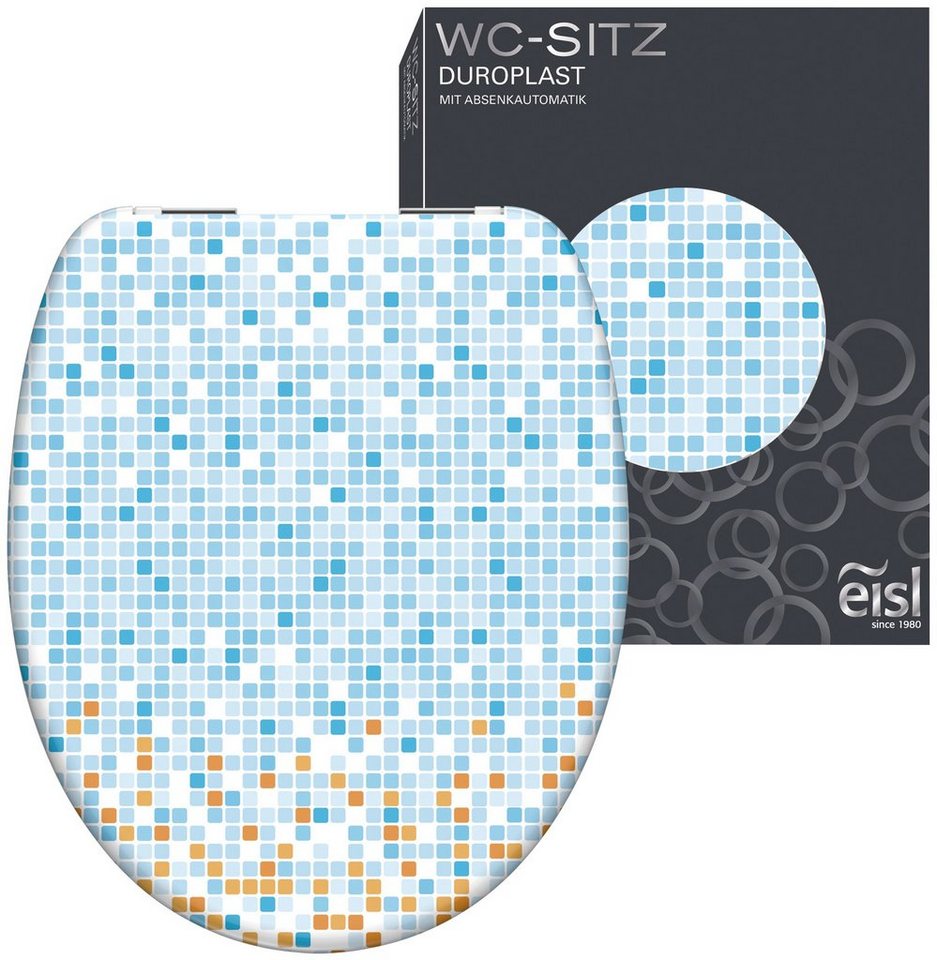 Eisl WC-Sitz Mosaik, Duroplast, Absenkautomatik, max. Belastung der Klobrille 150 kg Eisl WC-Sitz Mosaik, Duroplast, Absenkautomatik, max. Belastung der Klobrille 150 kg von Eisl