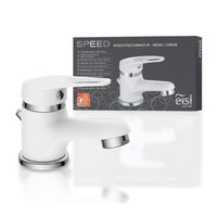 SPEED Waschtischarmatur mit Zugstange, Wasserhahn Bad mit Ablaufgarnitur, Mischbatterie Waschbecken von Eisl