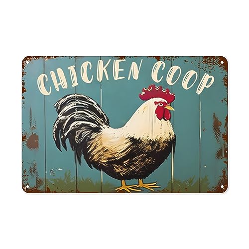 Retro Metall-Blechschild Hühnerstall Schilder für Hühnerstall Schilder für Hühnerstall lustig Outdoor 20,3 x 30,5 cm langlebig Retro Metall-Blechschild Hühnerstall Schilder für Hühnerstall Schilder für Hühnerstall lustig Outdoor 20,3 x 30,5 cm langlebig von Eisryrv