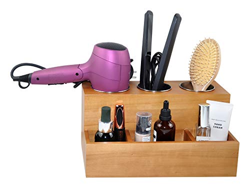 Eitida Haartrockner-Organizer für Haare, Haartrockner, Lockenstab, Bürstenhalter, Aufbewahrung für Waschbecken und Badezimmer, Wand- oder Thekenmontage, Massivholz Hellbraun Eitida Haartrockner-Organizer für Haare, Haartrockner, Lockenstab, Bürstenhalter, Aufbewahrung für Waschbecken und Badezimmer, Wand- oder Thekenmontage, Massivholz Hellbraun von Eitida