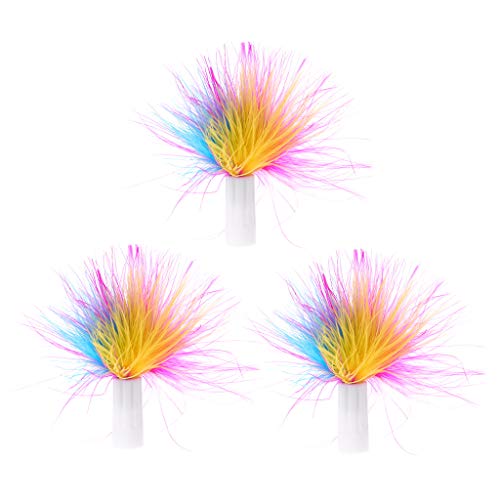 Eiudxue 3Pcs Interactive for Cat Feather Toy Refills Feather Replacement for Cat Teaser Toy Refills Colorful Feather Replacemen Eiudxue 3Pcs Interactive for Cat Feather Toy Refills Feather Replacement for Cat Teaser Toy Refills Colorful Feather Replacemen von YAMOOCO