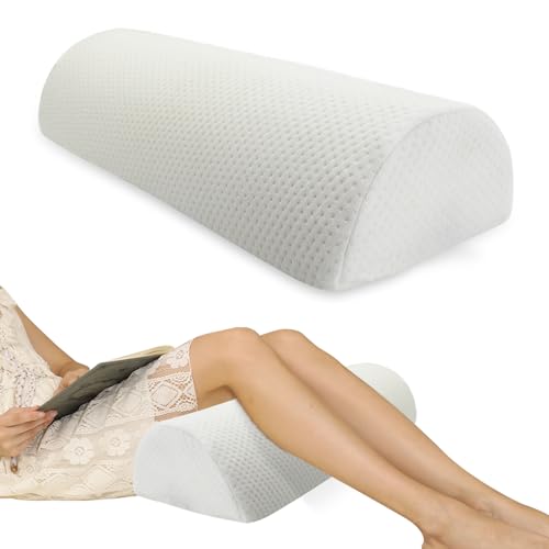 Eiury Half Moon Nackenrolle, perfekt für Beine, Knie, unteren Rücken, Knöchel und Kopfstütze Vielseitige Lendenwirbelstütze für Bett, inklusive Memory-Schaum und maschinenwaschbarem Bezug, L Eiury Half Moon Nackenrolle, perfekt für Beine, Knie, unteren Rücken, Knöchel und Kopfstütze Vielseitige Lendenwirbelstütze für Bett, inklusive Memory-Schaum und maschinenwaschbarem Bezug, L von Eiury