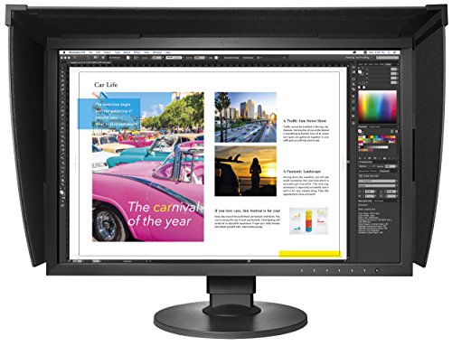 EIZO ColorEdge CG2420 61,1 cm (24,1 Zoll) Grafik Monitor (DVI-D, HDMI, USB 3.1 Hub, DisplayPort, 10 ms Reaktionszeit, Auflösung 1920 x 1200, Wide Gamut) schwarz von EIZO