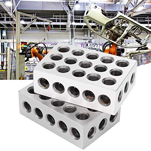 1 Paar Präzisions-Blöcke, Spannblöcke Metrisch 23 Löcher Matched Parallelblöcke für Werkzeugmaschine Matched Machinist 123 Gehärtetes Fräswerkzeug 2.5 x 5 x 7.5 cm 1 Paar Präzisions-Blöcke, Spannblöcke Metrisch 23 Löcher Matched Parallelblöcke für Werkzeugmaschine Matched Machinist 123 Gehärtetes Fräswerkzeug 2.5 x 5 x 7.5 cm von Ejoyous