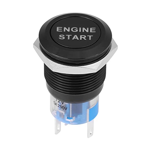 12V Auto Startknopf, 19mm Zündschloss Engine Start Button Motorstart Druckknopf Wasserdicht LED-tastenschalter Zündstarter Zündstartschalter, für Motor Traktor 12V Auto Startknopf, 19mm Zündschloss Engine Start Button Motorstart Druckknopf Wasserdicht LED-tastenschalter Zündstarter Zündstartschalter, für Motor Traktor von Ejoyous
