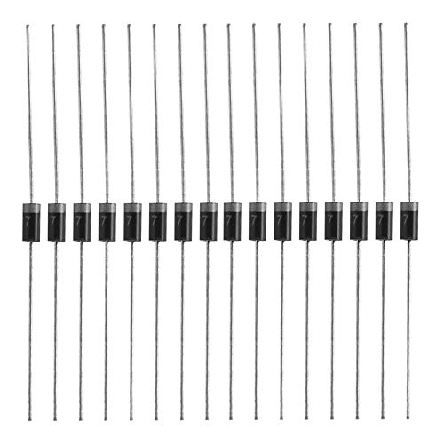 1N4007 Diode Gleichrichter 100 Stück, 1A 1000V Sperrdiode Elektronische Siliziumdioden Verbindung Rückfluss Schutzdiode Rectifier Diode, Industrielle Steuerschaltung für Schaltu 1N4007 Diode Gleichrichter 100 Stück, 1A 1000V Sperrdiode Elektronische Siliziumdioden Verbindung Rückfluss Schutzdiode Rectifier Diode, Industrielle Steuerschaltung für Schaltu von Ejoyous