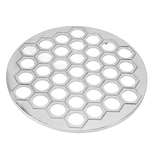 37 Löcher Pelmeni Maker, Pelmeni Form Dumpling Maker Ravioli Maker Aluminiumlegierung für Partys Picknicks Diy Kochen Familienfeiern (SILVER) von Ejoyous
