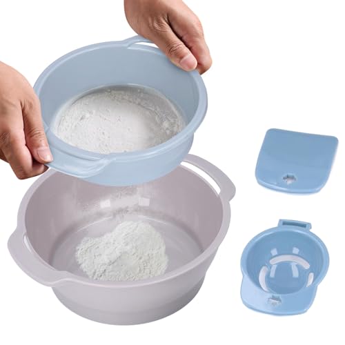 4Pcs Pollensieb Set, Stapelbares Netz Pollensieb Wiederverwendbares Trimmtablett mit Mesh-Sieb Küchenhelfer für Küche Backen 4Pcs Pollensieb Set, Stapelbares Netz Pollensieb Wiederverwendbares Trimmtablett mit Mesh-Sieb Küchenhelfer für Küche Backen von Ejoyous