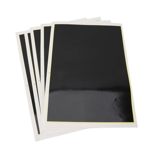 5 Stück Lasergravur-Farbmarkierungspapier, Lasergravur-Markierpapier für Glas, Metall, Keramik, DIY, Lasergravurmarker 39 x 27 cm Schwarz 5 Stück Lasergravur-Farbmarkierungspapier, Lasergravur-Markierpapier für Glas, Metall, Keramik, DIY, Lasergravurmarker 39 x 27 cm Schwarz von Ejoyous