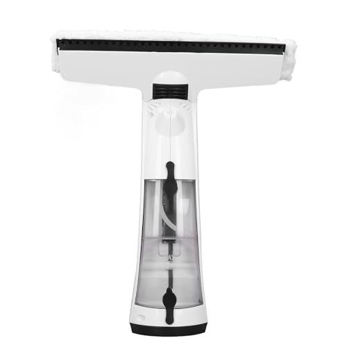 Akku Fenstersauger, Elektrischer Fensterreiniger 2000 mAh Akku kabelloser Fenstersauger für Glas Fliesen Spiegel Wassersprüh-, Reinigungs- und Saugfunktionen von Ejoyous