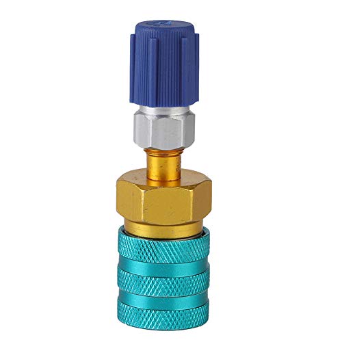 Auto Klimaanlage Fitting Schnellkupplung, QC1234L+13LS5V1 R1234YF Low Side Schnellkupplung, Kfz-Wechselstrom Kältemittelanschluss für Fluorierte Flüssigkeiten von Ejoyous