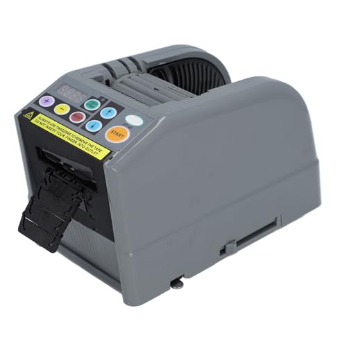 Automatischer Klebebandabroller, Elektronischer Bandspender Klebebandschneider 6 bis 60 mm Schnittbreite, 999 m Schnittlänge, Bandschneidemaschine (EU-Stecker 220-240V (180-265V Netzteil)) von Ejoyous