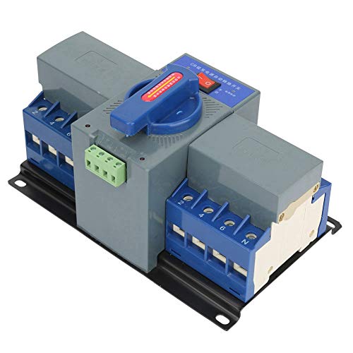 Automatischer Übertragungsschalter 63A, 4P Dual Power Automatischer Transferschalter Notstrom Umschalter Automatic Transferschalter Lastschalter für hutschiene, für USV Wechselrich von Ejoyous