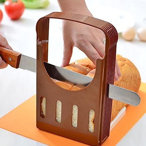 Brotschneidemaschine, Brotschneide Manuell Loaf Slicer Toast Schneideanleitung Brot Toast Slicer Cutter mit 4 verschiedene Dicke Sandwich Maker Toast Schneidemaschine Brotschneidemaschine, Brotschneide Manuell Loaf Slicer Toast Schneideanleitung Brot Toast Slicer Cutter mit 4 verschiedene Dicke Sandwich Maker Toast Schneidemaschine von Ejoyous