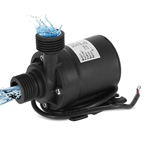 DC 12V 800L / Brushless Tauchwasserpumpe, Tauch Mini Ultra Leise Wasserpumpe für Brunnenpool Solarumlaufsystem Wasserzirkulationssystem DC 12V 800L / Brushless Tauchwasserpumpe, Tauch Mini Ultra Leise Wasserpumpe für Brunnenpool Solarumlaufsystem Wasserzirkulationssystem von Ejoyous