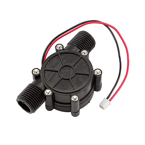 DC Wasser Turbine Generator Wasser, DC 12V 10W Wasser Turbine Generator Wasserturbine Generator Wasserkraft Generator Wasser Ladewerkzeug für Garten Gartenschlauch LED Beleuchtung von Ejoyous