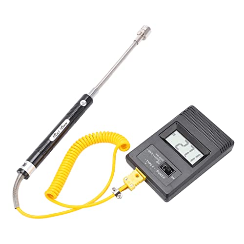 Digital Thermometer mit Fühler, Thermometersensor LCD-Temperaturdetektor mit Thermoelement Temperaturmessgerät Tm-902c Digitaler K-Typ-Sensor -50-500℃ Digital Thermometer mit Fühler, Thermometersensor LCD-Temperaturdetektor mit Thermoelement Temperaturmessgerät Tm-902c Digitaler K-Typ-Sensor -50-500℃ von Ejoyous