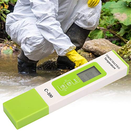 Digitale Wasserqualität Tester, Water Tester Salzgehalt Messgerät Hohe Genauigkeit Pool Wasserteste mit LCD-Display, für Trinkwasser Aquarien Pool Schwimmbad Messbereich 0-1000pp von Ejoyous