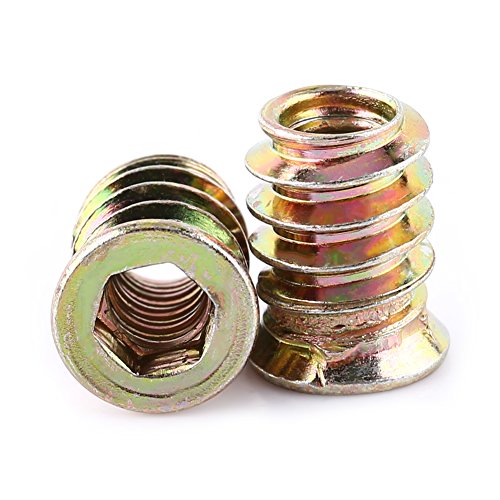 Ejoyous 20Stk Gewindeeinsatz M6 M8 M10 Einpressmutter Messing Gewindebuchsen Innengewinde Rändelmuttern Einbettung Muttern für Kunststoffteiledurch Wärme oder Ultraschall in 3D-Drucker Teile(M6*15mm) Ejoyous 20Stk Gewindeeinsatz M6 M8 M10 Einpressmutter Messing Gewindebuchsen Innengewinde Rändelmuttern Einbettung Muttern für Kunststoffteiledurch Wärme oder Ultraschall in 3D-Drucker Teile(M6*15mm) von Ejoyous