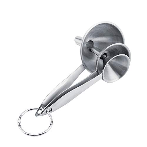 Ejoyous 3pcs Edelstahl Küche Trichter Set Ergonomischer Griff, Robust, für Ölweinflüssigpulver, Einfache Lagerung mit Hängenden Loch Ejoyous 3pcs Edelstahl Küche Trichter Set Ergonomischer Griff, Robust, für Ölweinflüssigpulver, Einfache Lagerung mit Hängenden Loch von Ejoyous