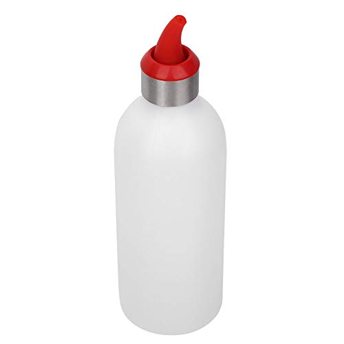 Ejoyous 450 Ml Gewürzquetschflasche, Vielseitiger Gebrauch, Ideal für Marmelade, Salatdressing, Sojasauce und Öl, Bestehend (Rot) von Ejoyous