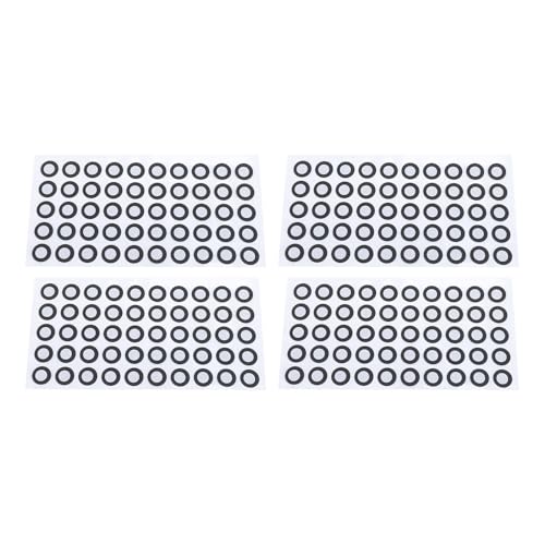 Ejoyous 500pcs 3D -Scanmarker 6mm ID 10mm OD -Referenzpunkt Diffuse Reflexionsmarker Positionierungsziele Scan -Tracking -Punkte für 3D -Scanner von Ejoyous